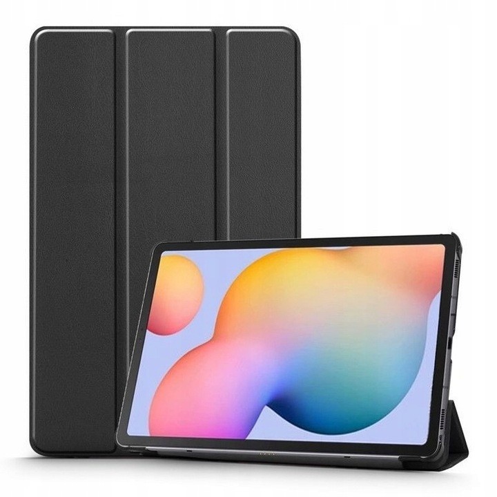 Zamykane Etui Smart Case | Czarne do Samsung Galaxy Tab S6 Lite 10.4