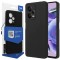 Cienkie Etui 3mk Matt Case | Black do Xiaomi Redmi Note 12 Pro+ Plus 5G