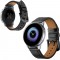Samsung Galaxy Watch Active2 40mm | Skórzany Pasek Leather Herms | Czarny