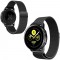 Samsung Galaxy Watch Active2 40mm | Pasek Siatka Milanese Mesh Band | Black